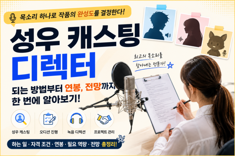 성우 캐스팅 디렉터 썸네일