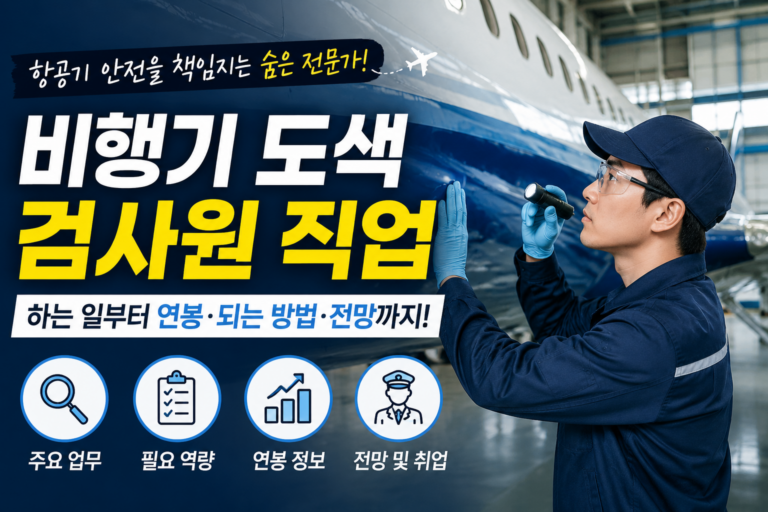 비행기 도색 검사원 썸네일