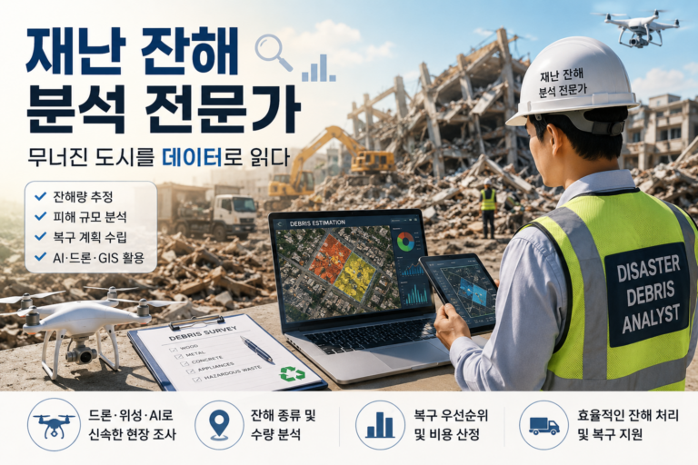 재난 잔해 분석 전문가 썸네읾