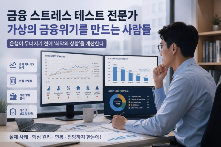금융 스트레스 테스트 전문가, 은행이 무너지기 전에 ‘가상의 금융위기’를 만드는 직업! 3 금융 스트레스 테스트 전문가 썸네일