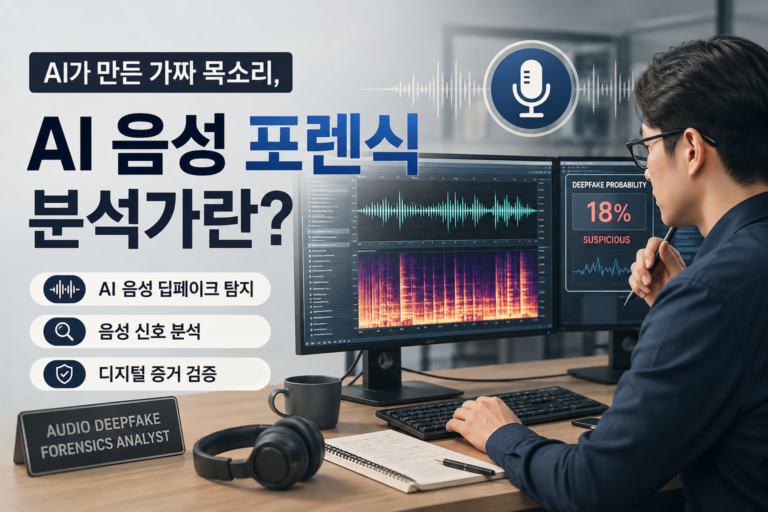"AI 음성 포렌식 분석가", 귀로는 진짜 같은 목소리에서 AI의 흔적을 찾아내는 보석같은 존재 1 AI 음성 포렌식 분석가 썸네일