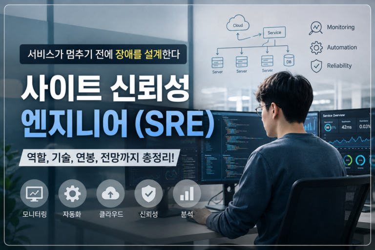 사이트 신뢰성 엔지니어(SRE), 서비스가 터지기 전에 장애를 설계하는 사람들 2 사이트 신뢰성 엔지니어 썸네일