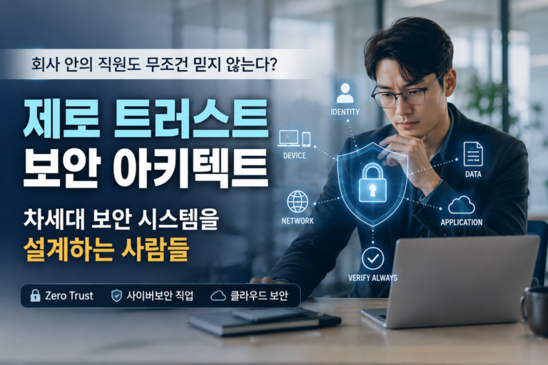 제로 트러스트 보안 아키텍트, 회사 안에 들어온 직원도 믿지 않는 보안 시스템을 설계한다 1 제로 트러스트 보안 아키텍트 썸네일
