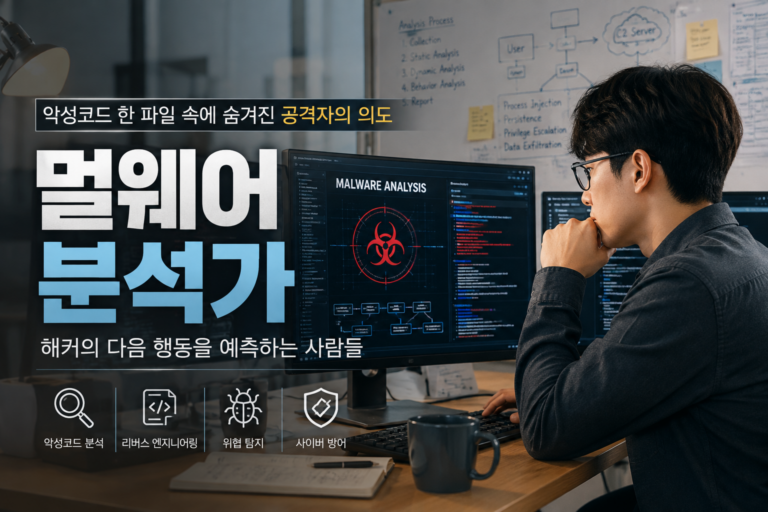 멀웨어 분석가, 악성코드 한 파일에서 해커의 다음 행동까지 읽어내는 직업 2 멀웨어 분석가 썸네일