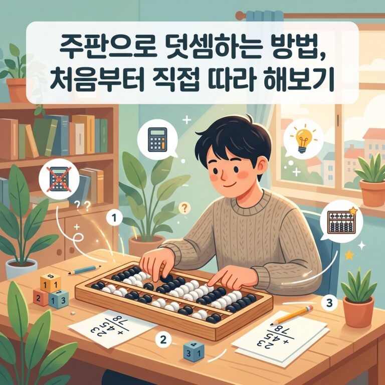 ai thumbnail illustration 주판으로 덧셈하는 방법 처음부터 직접 따라 해보기 1787757215