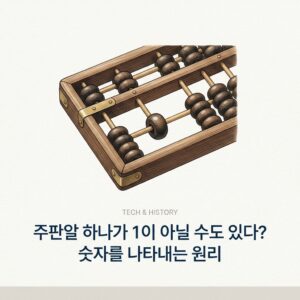 ai thumbnail minimal 주판알 하나가 1이 아닐 수도 있다 숫자를 나타내는 원리 1787757077