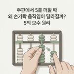 ai thumbnail minimal 주판에서 5를 더할 때 왜 손가락 움직임이 달라질까 5의 보수 원리 1787938798