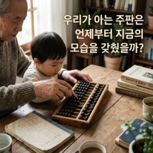 ai thumbnail photography 우리가 아는 주판은 언제부터 지금의 모습을 갖췄을까 1787739692