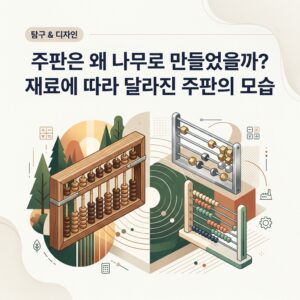 ai thumbnail branding 주판은 왜 나무로 만들었을까 재료에 따라 달라진 주판의 모습 1789743791