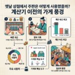 ai thumbnail infographic 옛날 상점에서 주판은 어떻게 사용했을까 계산기 이전의 가게 풍경 1789743919