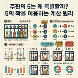ai thumbnail infographic 주판의 5는 왜 특별할까 5의 짝을 이용하는 계산 원리 1790404055