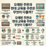 ai thumbnail infographic 오래된 주판과 현대 교육용 주판은 무엇이 다를까 1792076690