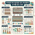 ai thumbnail infographic 주판알은 왜 가운데로 모아 계산할까 숫자를 읽는 원리 1792076482