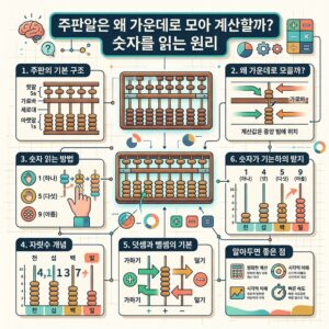 ai thumbnail infographic 주판알은 왜 가운데로 모아 계산할까 숫자를 읽는 원리 1792076482